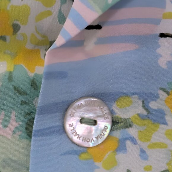 Olivia von Halle | Casablanca Casca Silk Crêpe de Chine Pajama Set - Picture 12 of 16